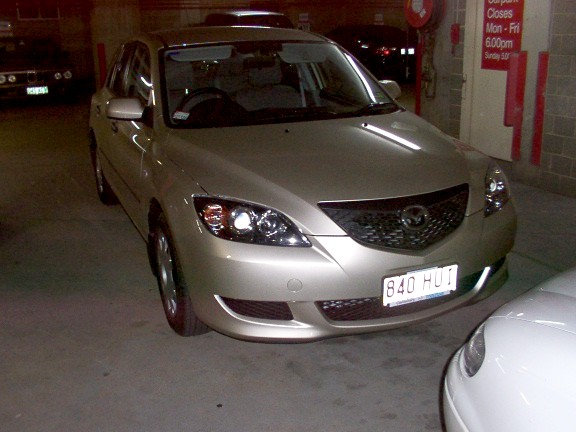 Mazda car at AAP office