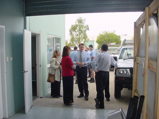 AAPCS staff having breakfast with Sydney management