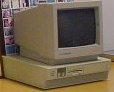 Newscan IBM Clone and CGA monitor. The equipment had a EGA to video converter installed