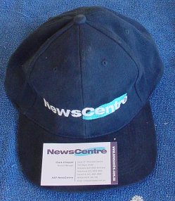 Newscentre hat and Business Card Clark Chappel