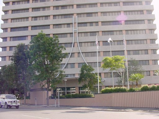 Entrance to the old Telstra building