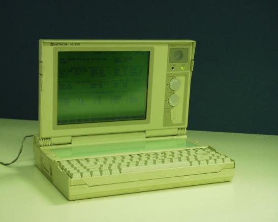 Hitachi computer used by staff on the Satellite equipment