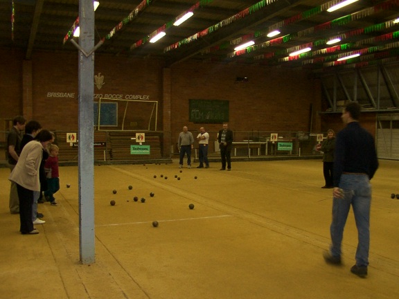 Bocce night at Abruzzo Club Carina