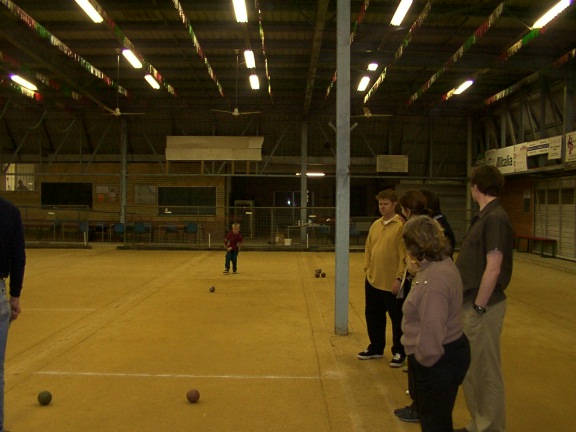 Bocce night at Abruzzo Club Carina