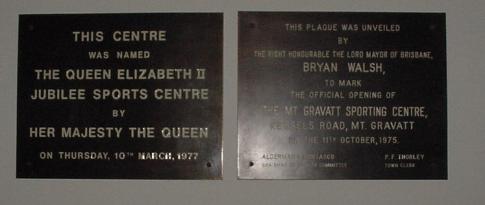 Opening plaques