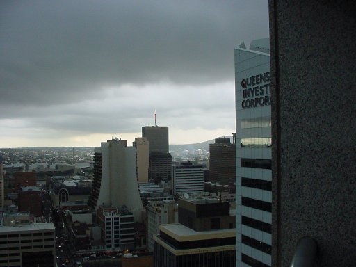 Storm approaching Brisbane 9th March