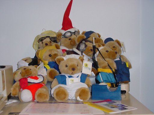 Collection of Careflight bears 