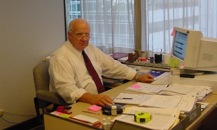 Garry at his desk