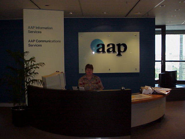 Reception area.